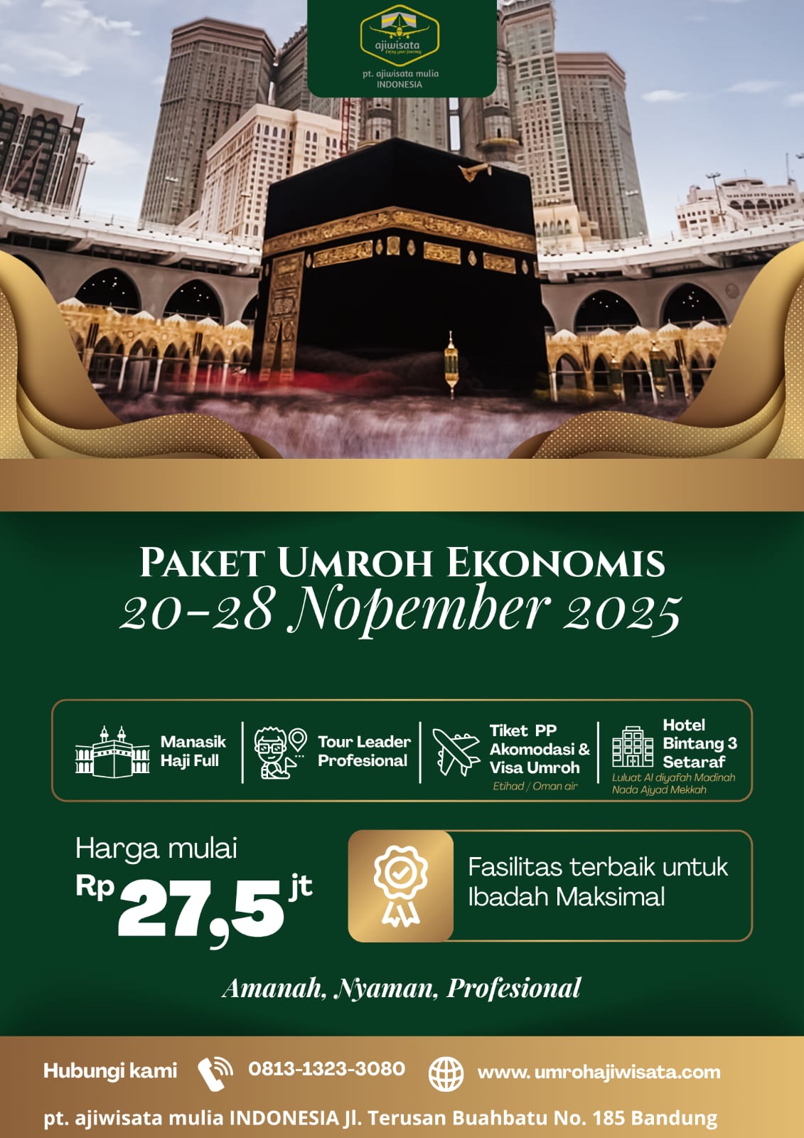 Paket Umroh Ekonomis November 2025
